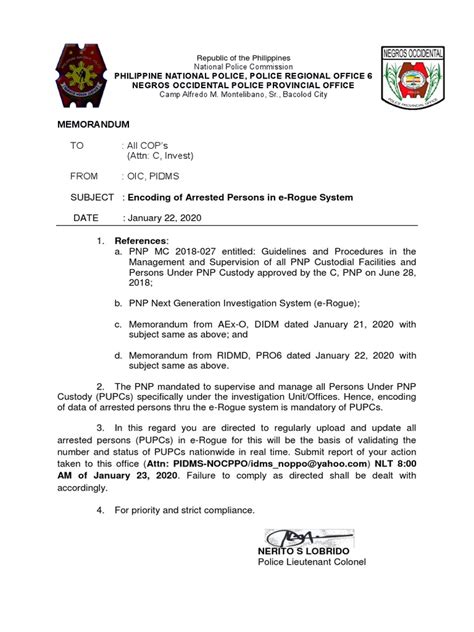 erouge pnp|Memo On Encoding of Arrested Persons in E.